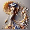 【Flashsale】Temperament Girl-Full Round Diamond Painting 40*40CM