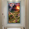 Diamond Painting-DIY Full Round Drill Mountains Fields(70*40 CM)