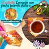 6Pcs/set Diamond Painting Wooden Forest Coaster Cup Cushion With Holder