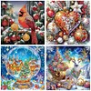 (US Local)4Pack Xmas-Special Shaped Diamond Painting Kit(30x30cm)