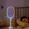 Bug Zapper Racket 2 in 1 Electric Fly Swatter Mosquito Killer for Indoor Outdoor