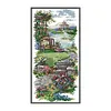 (Stamped/Counted) Garden Path-14CT Cross Stitch 17*34cm/6.69*13.39in