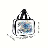 DIY Diamond Painting Portable Travel Makeup Bag Transparent PET Large Capacity Cosmetic Bag Kits