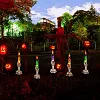 Bougie &eacute;lectronique LED d'Halloween, bougeoir squelette