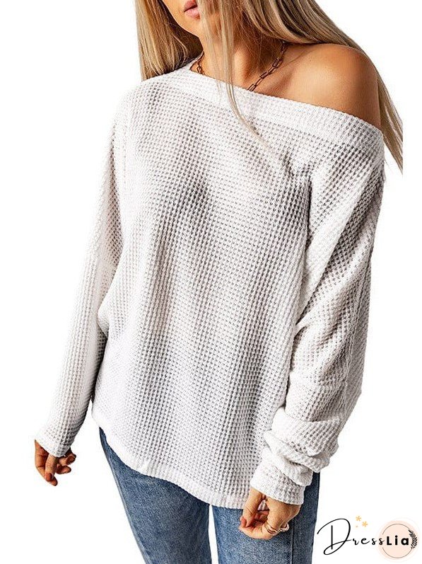 Cozy Crochet Knit Turtleneck Sweater for Women