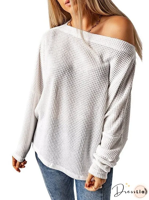 Cozy Crochet Knit Turtleneck Sweater for Women