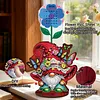 2026&2027 DIY Double Sided Drills Calendar Craft Art Kit Wooden Diamond Painting Calendar Set