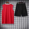 2025/2026 Manchester United Pre-Match Training Red Vest+Shorts Football1:1 Thai Quality