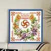 Wealth And Prosperity-14CT Stamped Cross Stitch 34*34cm/13.39*13.39in
