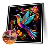 >SALE<5D DIY Full Round Drill Diamond Painting Hummingbird Kit Decor 40x40cm