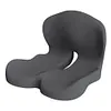 Memory Foam L-Shaped Integrated Seat Cushion with Lumbar Support Sitting Pillow