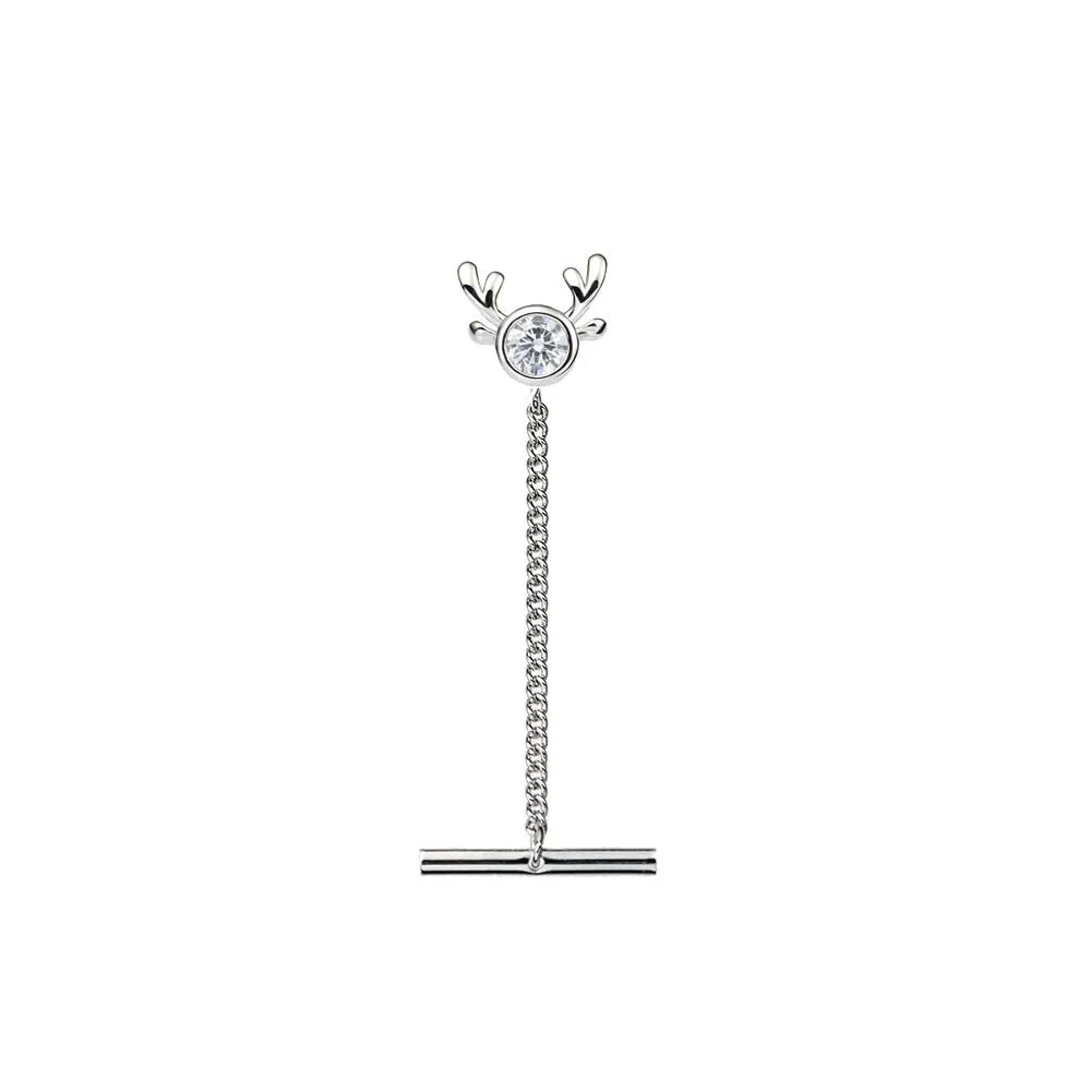 New Tie Pin Men's Shirt Tie Button Business Wedding Banquet Daily Gold/ Exquisite Crystal Tie Accessories Lock Buckle