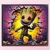 Groot Wall - 11CT Stamped Cross Stitch 50*45cm
