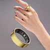 R09 Smart Ring Waterproof Body Temperature Health Sleep Monitor for Men Women