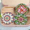 3pcs DIY Datura Diamond Painting Makeup Mirror Portable Kits