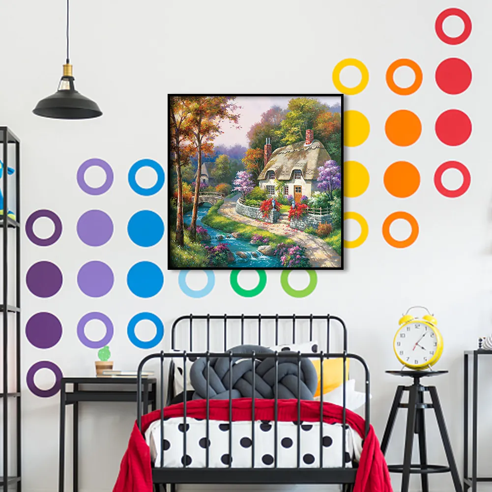 Diamond Painting - Full Round Drill - House(30*30cm)