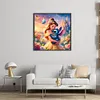 Princess Belle And Stitch - 11CT Stamped Cross Stitch - 40*40cm - Disney