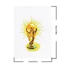 12pcs Football 5D DIY Square Drill Diamond Painting Kits for Adults Beginners Home Decor Diamonds Paintings Gem Art 5.91x7.09in