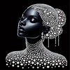 Black Pearl-Special Shaped Diamond Painting Kit