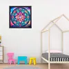 Mandala Glass Painting - Paint By Numbers Acrylic Painting 40*40cm