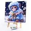 【Limited Stock Sale】Zodiac Monkey-Paint by Numbers Acrylic Painting 40*40CM