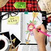 6pcs/set 5D DIY Diamond Painting Feather Shape Bookmark Kits