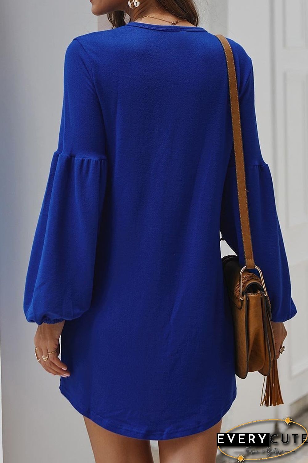 Autumn Knit Sweater Dress Shirt(4 Colors)