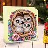 Acrylic Napkin Holder Diamond Painting Kit for Home Table Decoration (Owl)