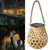Solar Lantern Outdoor Hanging Lantern Light IP44 Waterproof with Handle for Yard