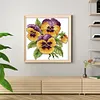 (Stamped/Counted) Flower Of Happiness - 14CT Cross Stitch 17*17cm/6.69*6.69in(Brand)