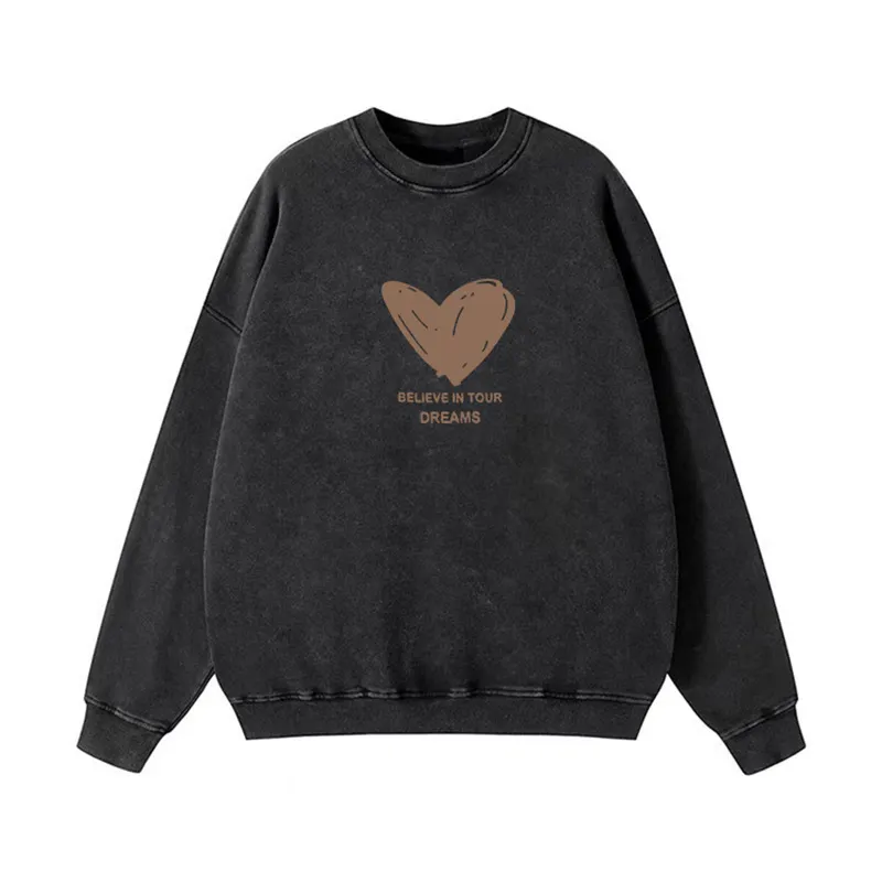 Athvotar Athvotar Autumn And Winter New Pure Cotton Water Wash Old Sweater Women In Batik Retro Print Top Lady