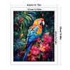 Parrot Flower - 11CT Stamped Cross Stitch 40*50cm/15.75*19.69in