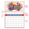 DIY Diamond Painting Magnetic Dry Erase Calendar for Fridge Planning Board Weekly Monthly Planner Memo Board Kits
