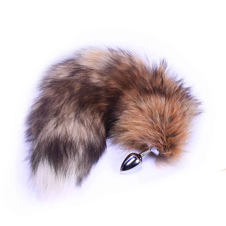 Brown Cat Tail Plug 16