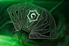 Flower Cut Collection High appearance Poker Cards Wings Weapon Vulcan Axe Harvest Scythe Sword Bow and Arrow