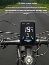 24V/36V/48V Electric Bike Display Screen Waterproof Handlebar Bike Speedometer
