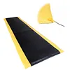 [US Local Warehouse] Anti Fatigue Mat 144x36inch Standing Work Mats Thick 3/4in Black with Yellow Border for Industrial and Commercial Workplaces