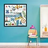 Summer-14CT Stamped Cross Stitch Kit(26x27cm)