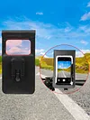 Waterproof Bicycle Handlebar Holder Bag 360 Rotation for 4.7-6.5 Inch Smartphone