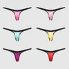 Men's Low-Wise Sexy Ice Silk Thin Strap Tight Ultra-Thin Thong