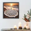 Beach Skirt Beauty - Partial Special Shaped Diamond Painting 30*30cm