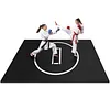 [US Local Warehouse] Wrestling Mat 10ft X 6.6ft Jiu Jitsu Mats Judo Mat with 3cm Thickness for PE Training Yoga BJJ MMA Grappling Boxing Martial Art (Black)