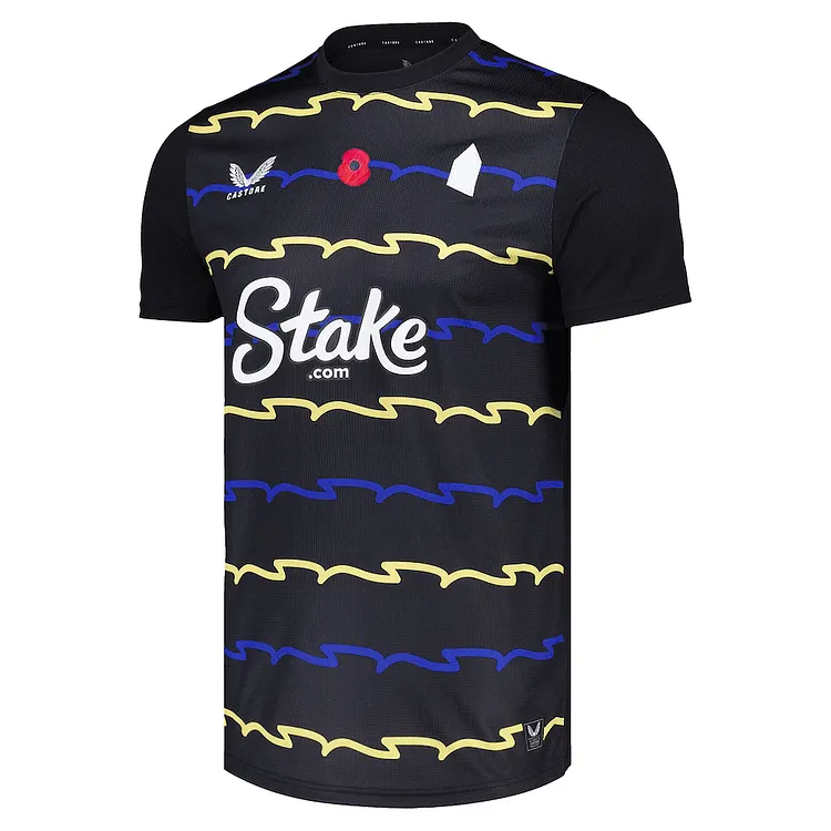 【S~4XL】Everton 25/26 Third Poppy Football Jersey