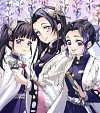 Kocho Sisters & Kanao Tsuyuri Decorative Painting - Demon Slayer: Kimetsu No Yaiba - H-TWO Studio