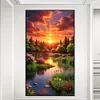 Mountains Fields-Full Round Diamond Painting 40*70CM