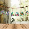 6 PCS Hummingbird Double Sided - 5D DIY Keychain