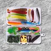 86Pcs/Set Lure Kit Metal Spinner Lures Soft Lure Minnow Hooks Simulation Bait
