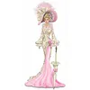 (Multi-Style) Noble Lady-14CT Counted Cross Stitch 36*66cm/14.17*25.98in