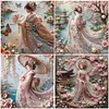 Multistyle Beaut&eacute; Japonaise - Peinture Diamant Ronde - 40 X 40 CM