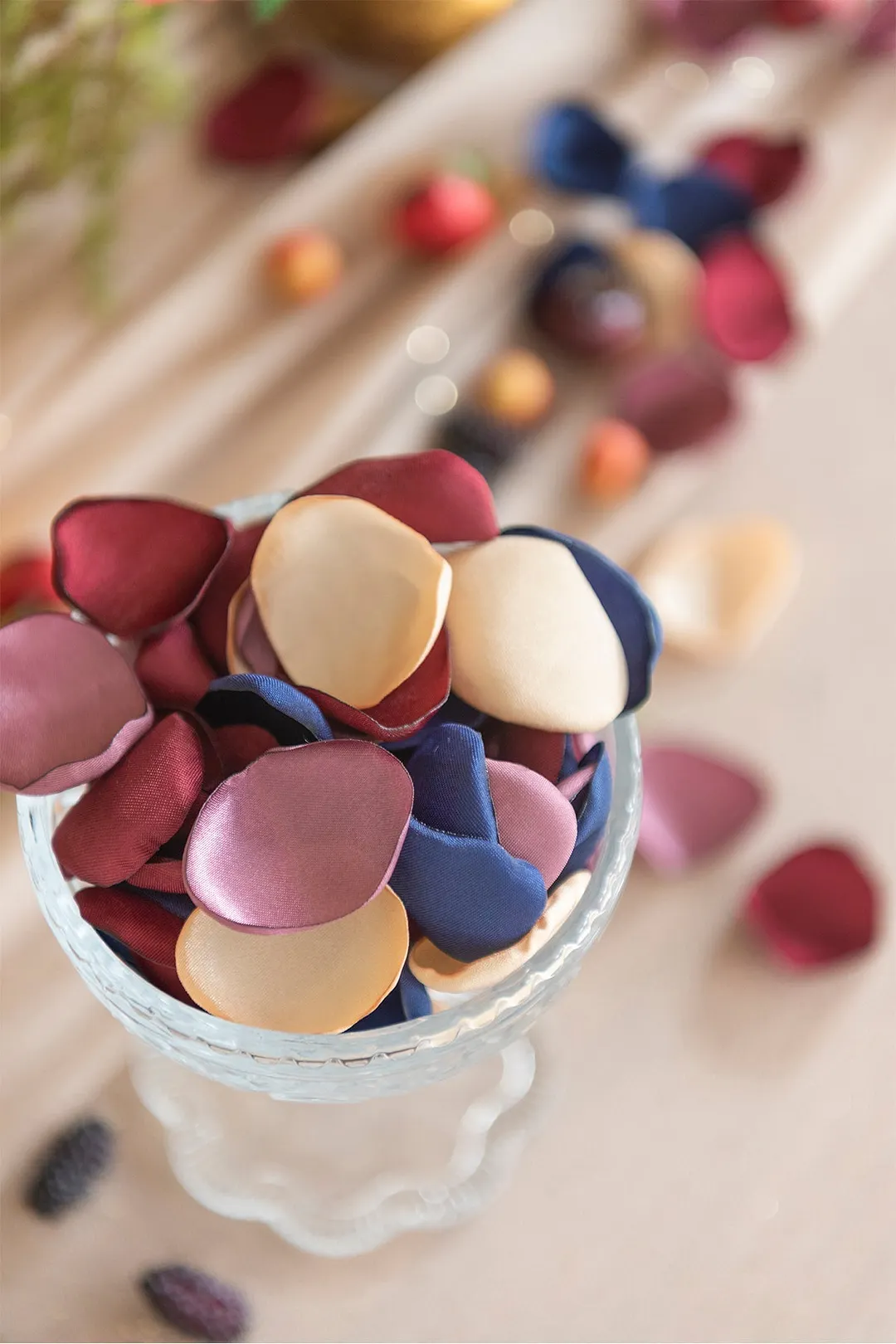 Silk Rose Petals